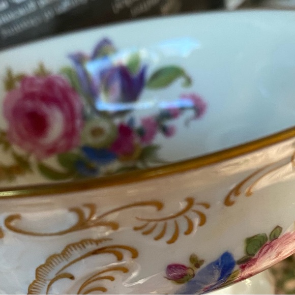 Rosenthal porcelain china Ivory Diplomat Sansoucci made in Germany tea cups (4) - Picture 11 of 15